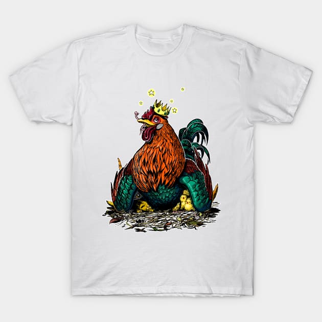 Papa rooster T-Shirt by TobuTako